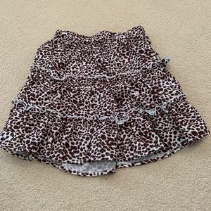 shein Leopard print skirt!